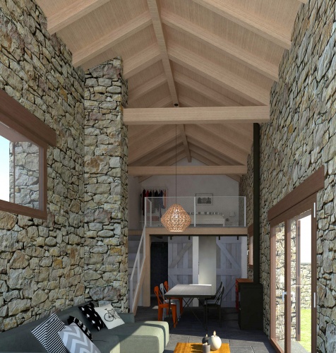 Interior desde el salón