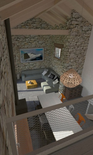 Interior desde el altillo