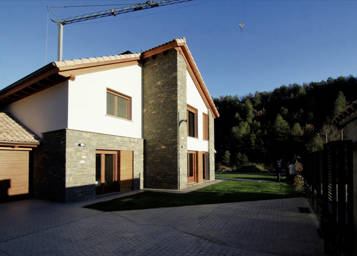 Vista de la fachada frontal