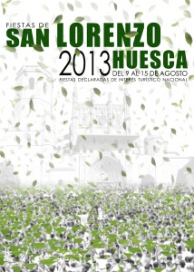 Cartel San Lorenzo 2013 - Lluvia de Albahaca