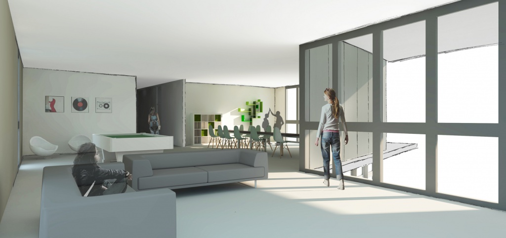 Vista interior - Albergue