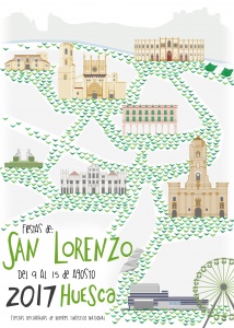Cartel San Lorenzo 2017 - Tu sonrisa es fiesta